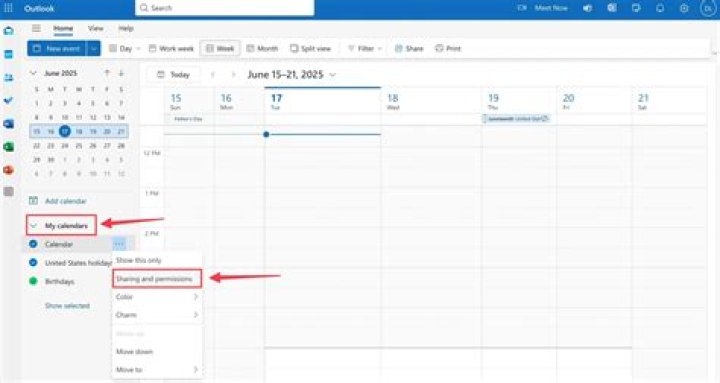 Can you share an Outlook calendar without Exchange?
