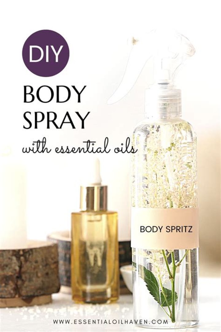 Can you spray essential oils on clothes?