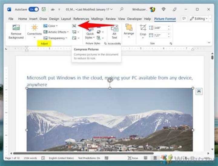 How do I compress multiple pictures in Windows 10?