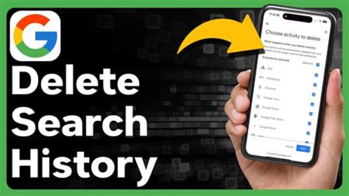 How do I delete Google tracking history?