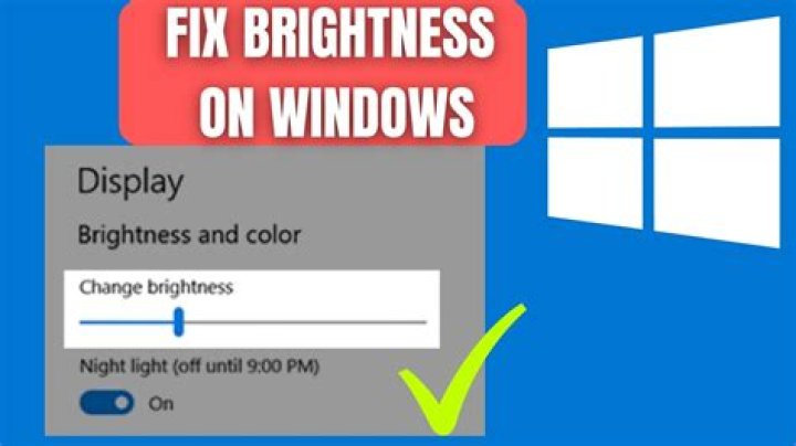 How do I fix my brightness?