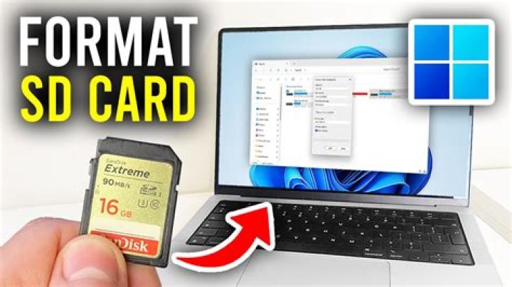How do I format an SD card on my computer?