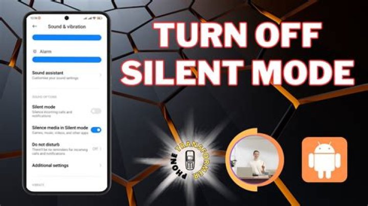 How do I get out of silent mode?
