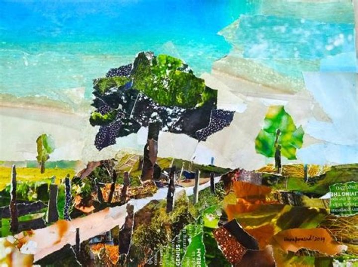 How do I make a landscape collage?