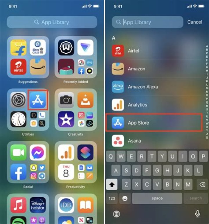 How do you change app store location on iPhone?