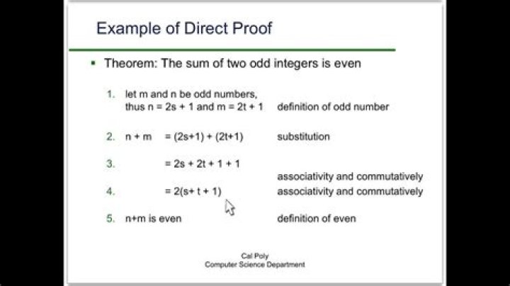 How do you do direct proofs?