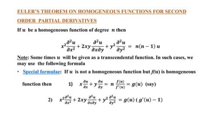 How do you find the degree of a homogeneous function?