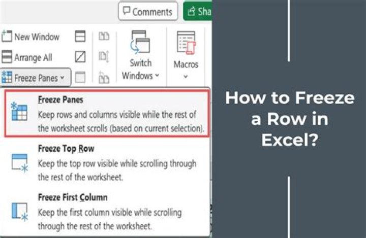 How do you freeze multiple rows in Excel on a Mac?