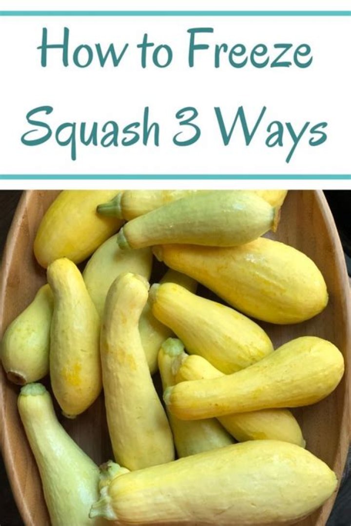 How do you freeze yellow squash for frying?
