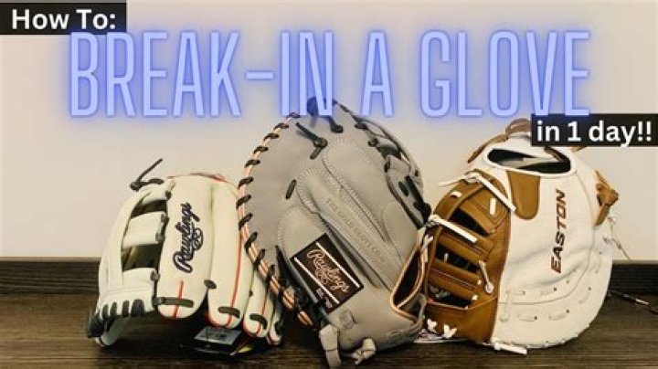 How do you get mold off a softball glove?