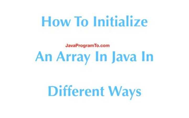 How do you initialize the size of an array in Java?