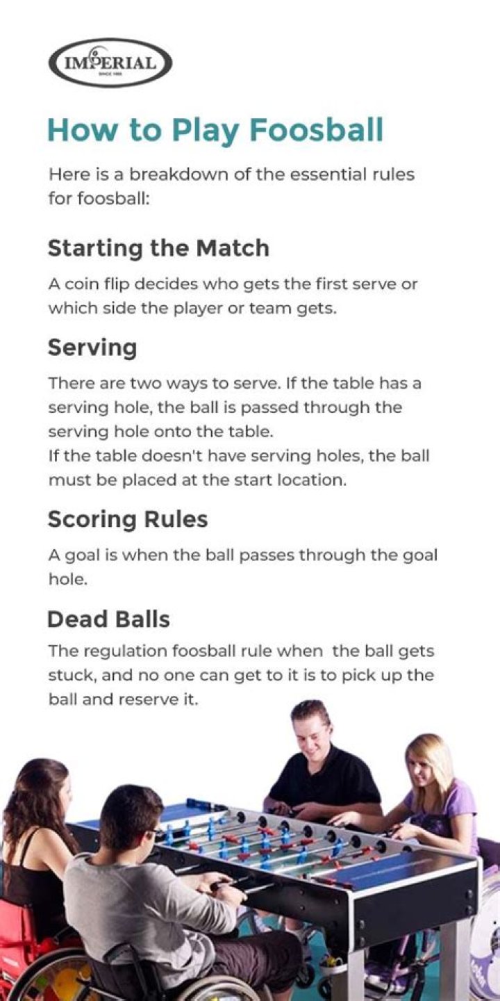 How do you play foosball?