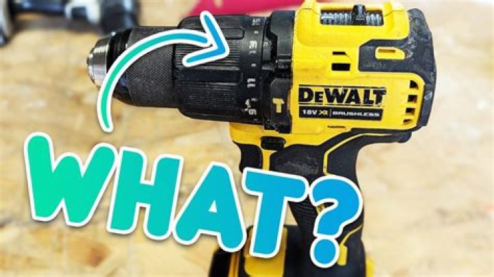 How do you turn on a Dewalt drill?