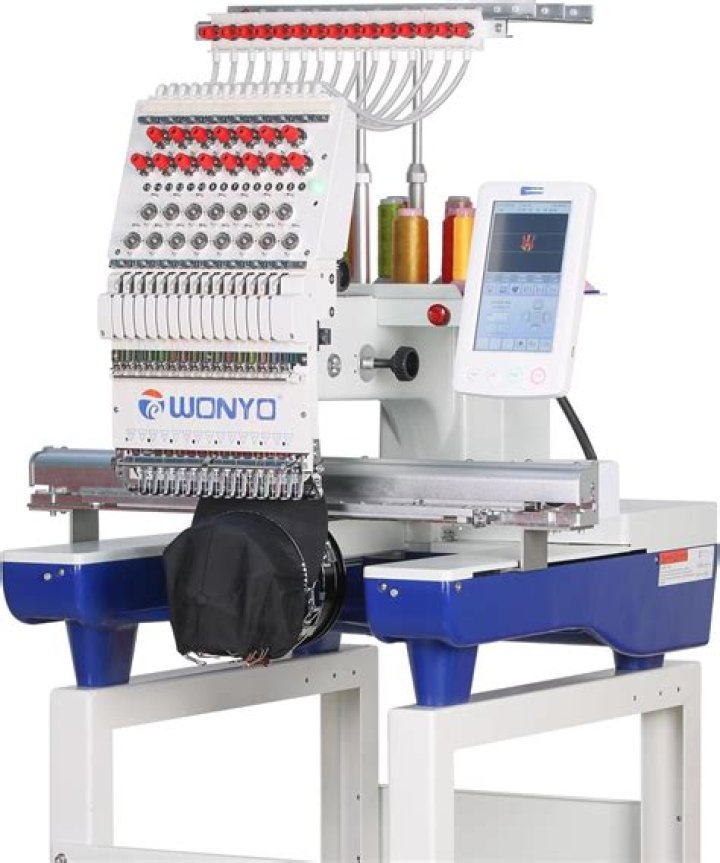 How do you use a commercial embroidery machine?