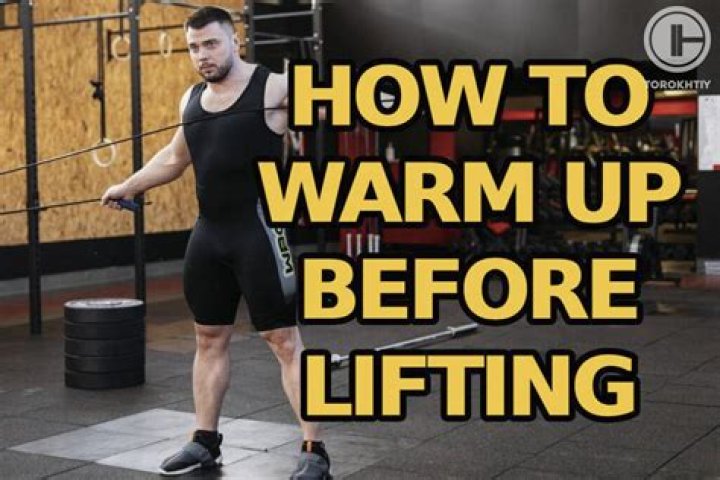 How do you warm up for lifting weights?