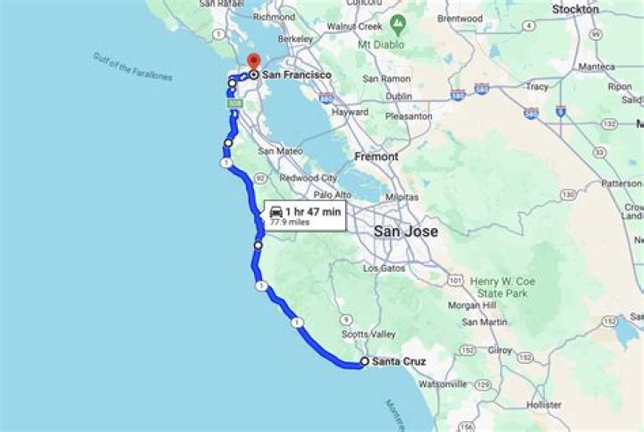 How far is Santa Barbara from San Diego?