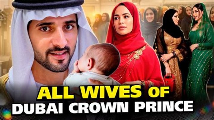 How many wives does Dubai leader have?