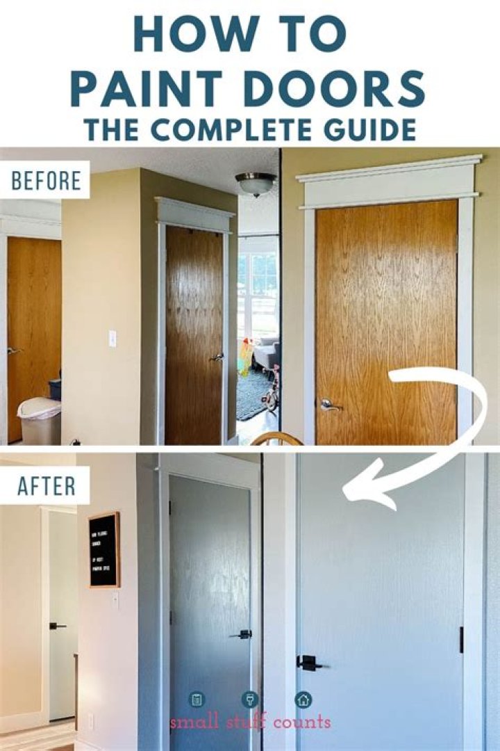 How should I paint my interior doors?
