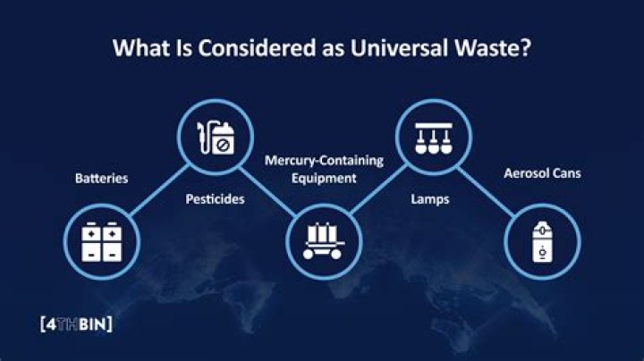 Is E waste considered universal waste?