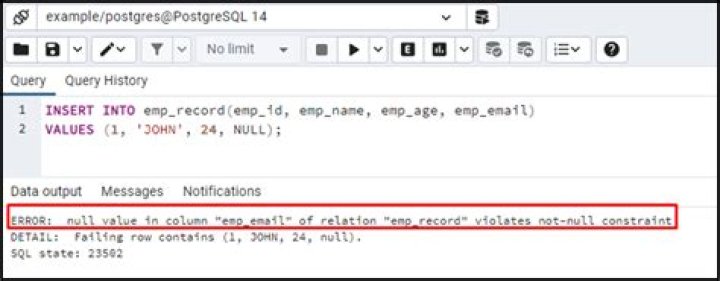 IS NOT NULL Postgres? | ContextResponse.com