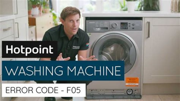 What does f1 mean on a Hotpoint washing machine?