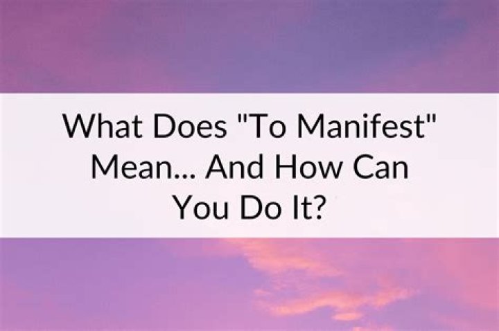 What does manifest content mean?