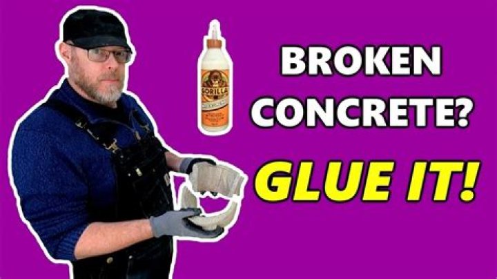 What glue will stick to concrete?