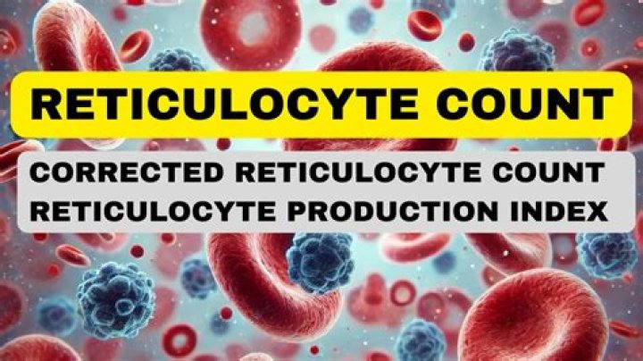 What is a reticulocyte count and what does it indicate?