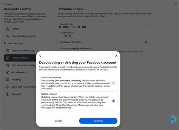 What is ad Facebook account?