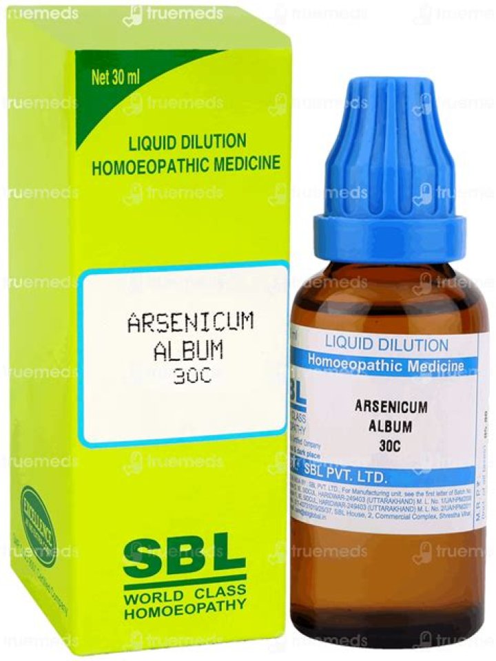 What is arsenicum album 30c used for?
