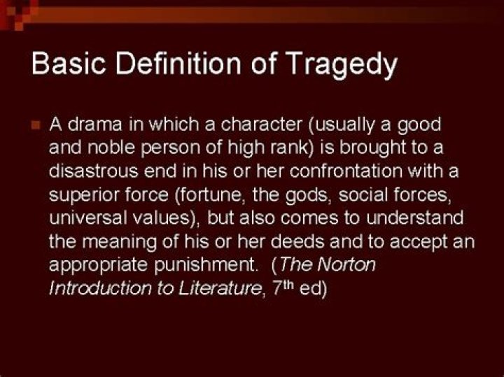What makes a tragic character?