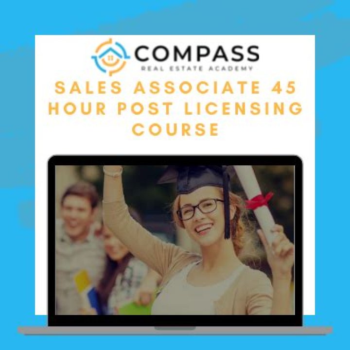 When must the sales associate post license be completed?