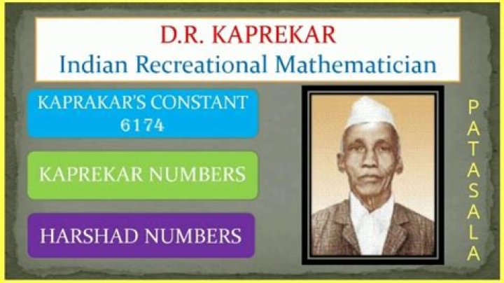 Which of these numbers is known as Kaprekar constant after the Indian mathematician DR Kaprekar?