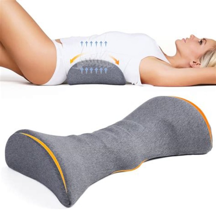 Which way does a lumbar pillow go?