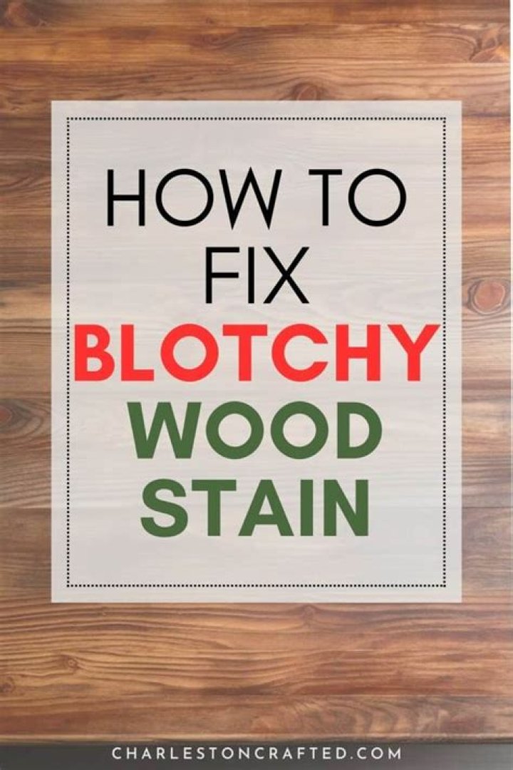 Why does my stain look shiny?